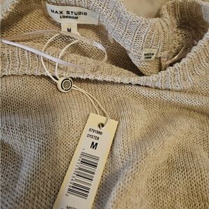 Max Studio London Oyster Knit Top